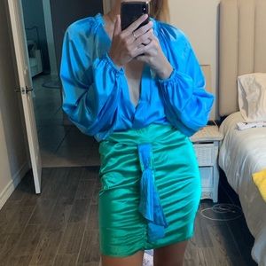 RoseDress two tone size small (2-4)